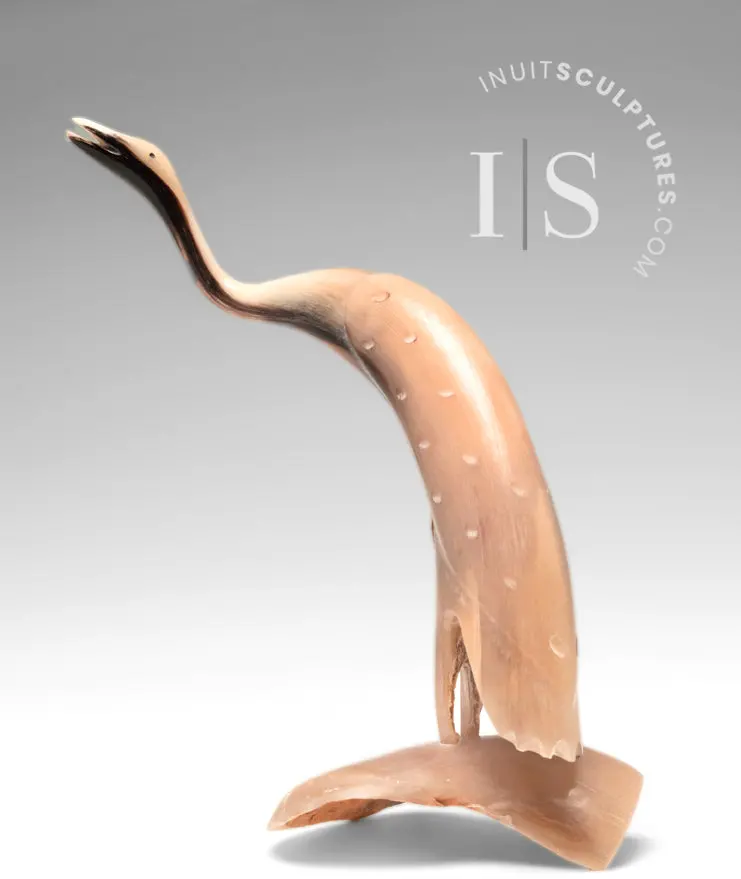 10-Inch Crane Figurine By Buddy Alikamik 1