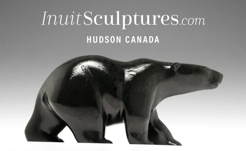 10-Inch Majestic Walking Bear By Quaraq Nungusuituq – 'Flawless Majesty' 1
