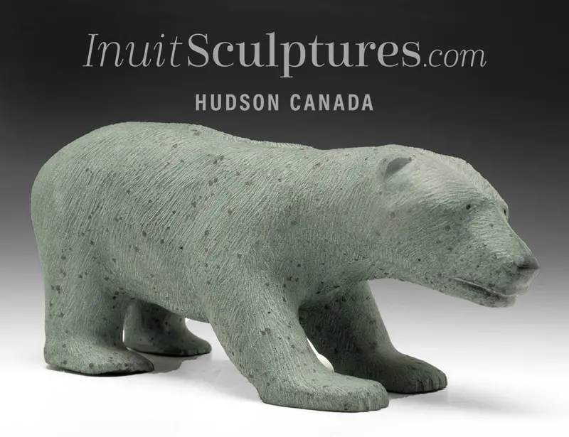 10-Inch Walking Bear Figurine By P. Nattuk – 'Evergreen' Series 1