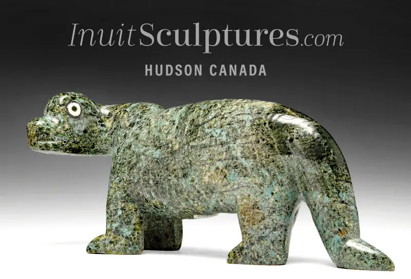 11-Inch Dinosaur Carving By Pits Qimirpik – 'Hugh Mungus' 1