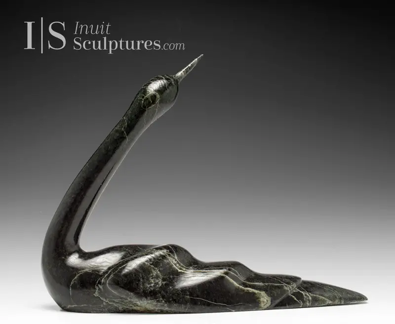 11-Inch Signature Loon By Ning Ashoona – 'S&P 500' 1