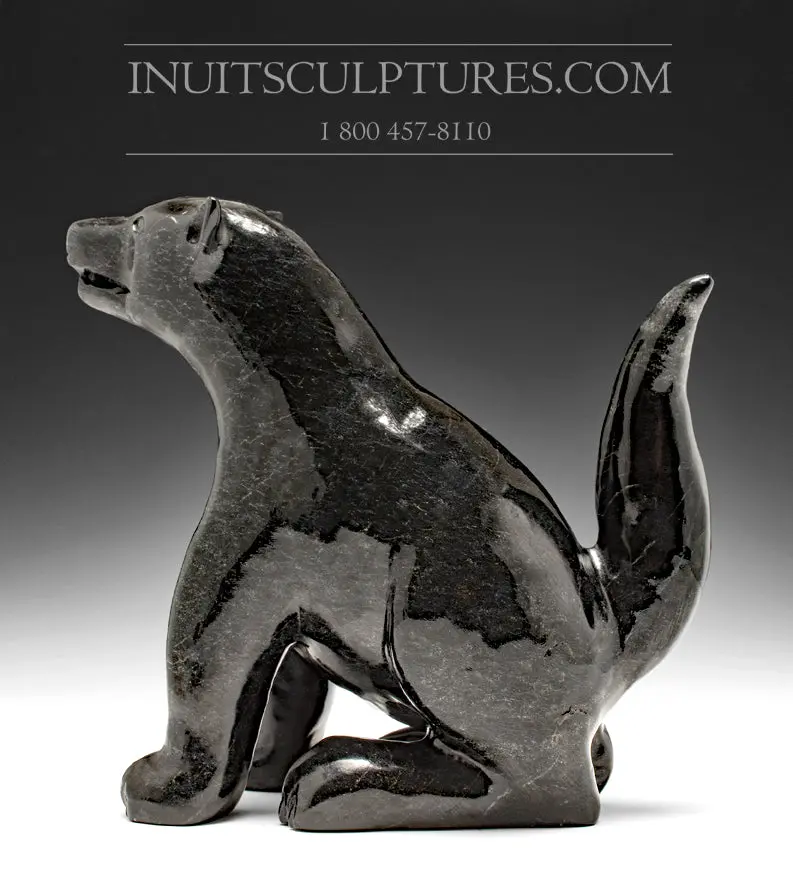 12-Inch Dog Sculpture By Kellyapik Etidloie 1