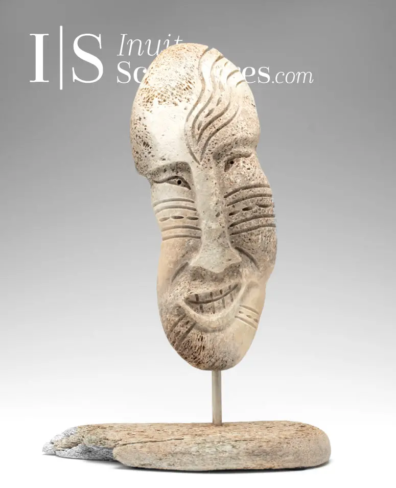 12-Inch Shaman Mask By Billy Merkosak – 'Hello, Friend' 1