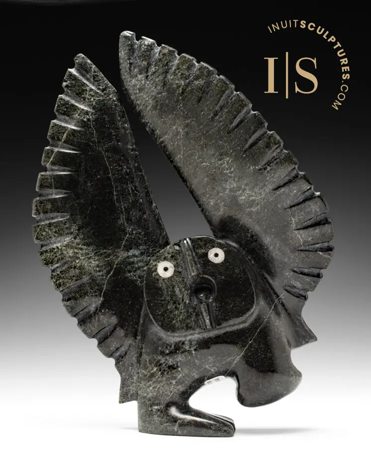 14-Inch Signature Owl Artwork By Palaya Qiatsuq – Batman Series 1