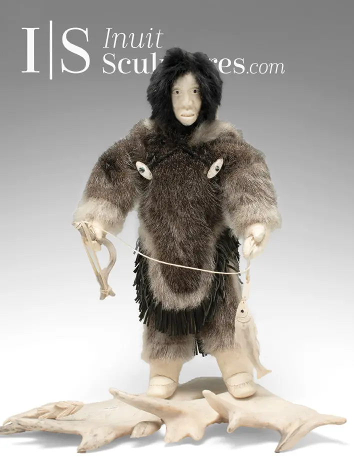 16-Inch Textile Doll Artwork By Mikki Siusangnark – 'Safe And Warm' 1