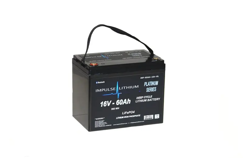 16V 60Ah Platinum Series Marine Electronics Power Battery 1