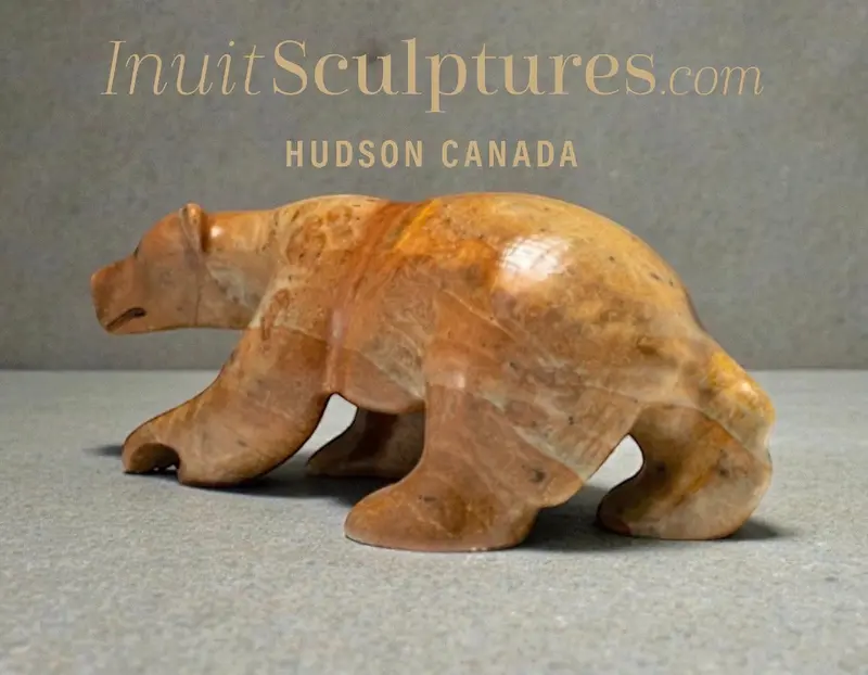 17-Inch Walking Bear Figure By Jonasie Faber – 'Cinnamon' 1