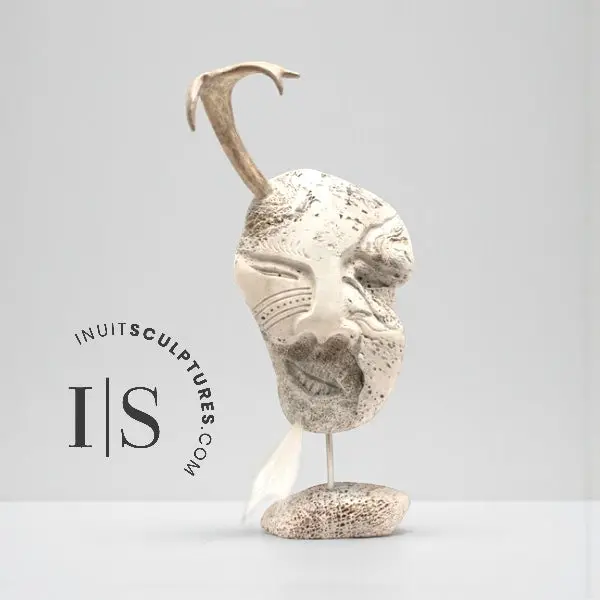 18-Inch Shaman Figure By Billy Merkosak – 'Sage' Symbolism 1