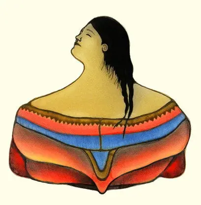 2013 Proud Young Woman – Pitaloosie Saila Lithograph 1