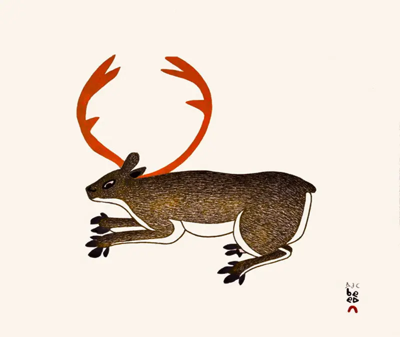 2014 Hidden Caribou – Ohotaq Mikkigak Print 1