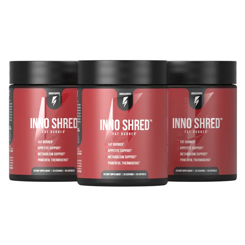 3-Bottle Inno Shred Fat-Metabolism Pack 1