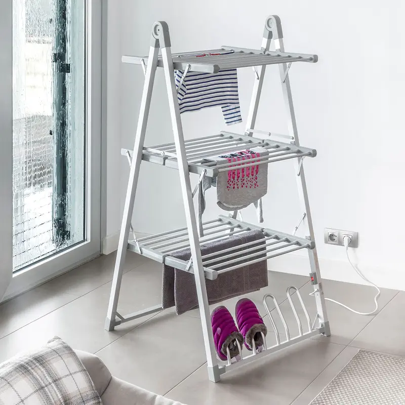 30-Bar Foldable Electric Clothes Dryer – Verayer By Innovagoods 1