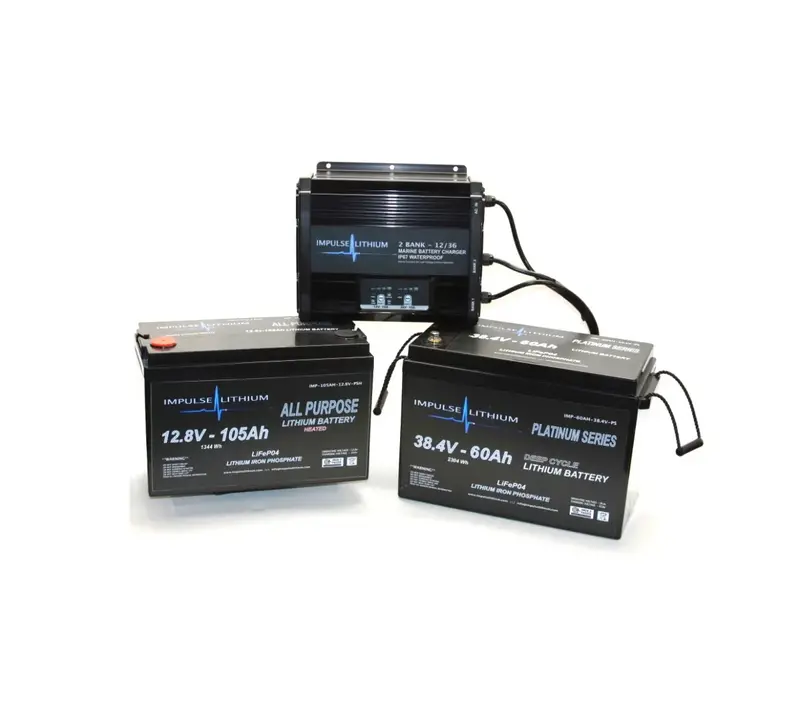 36V 60Ah All-In-One Lithium Power System With 12V 105Ah Starting Battery 1