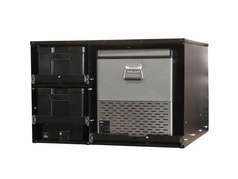 4-Cube Drawer & Fridge Slide Combo For Vehicle Cargo Systems 1