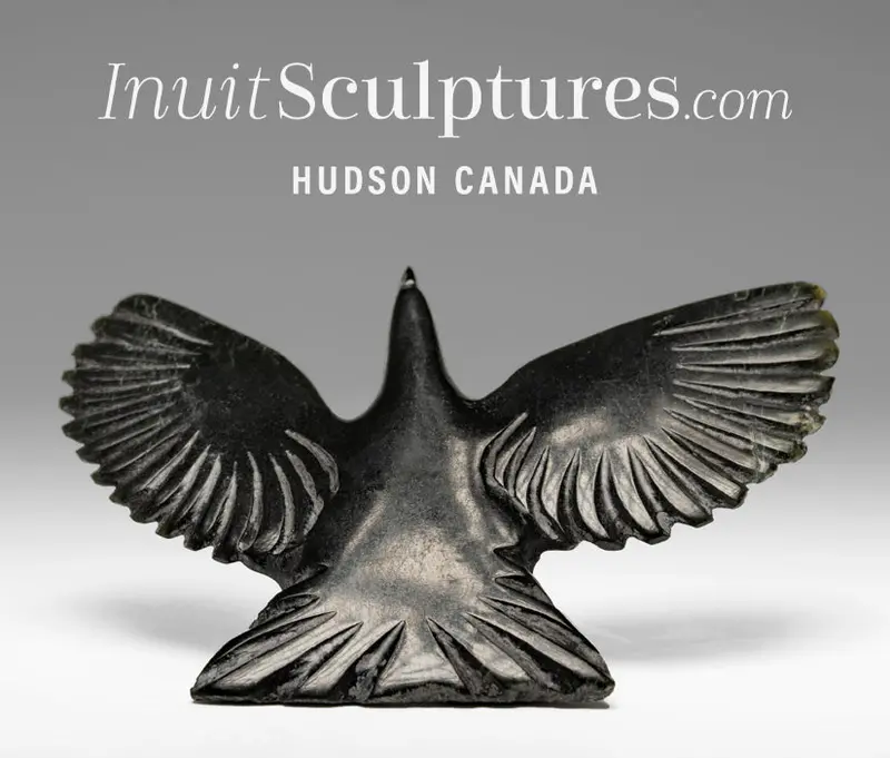 4-Inch Soaring Bird Sculpture By Kelly Etidloie – 'Ready For Takeoff' 1
