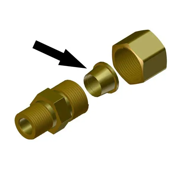 5/16" Compression Ferrule Replacement Part 1