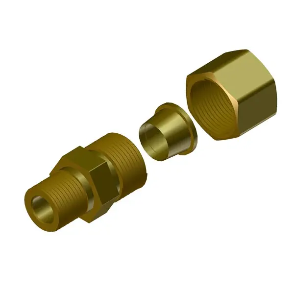 5/16" Straight-Thread Hydraulic Fitting For Pump Systems 1