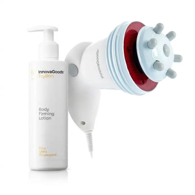 5-In-1 Vibrating Anti-Cellulite Massager With Infrared + Firming Body Lotion – Innovagoods Body Contouring Set 1