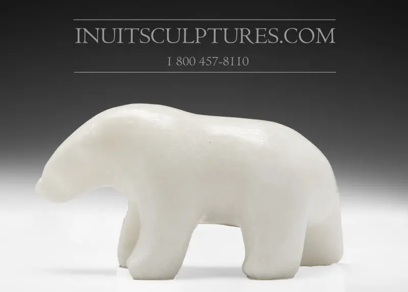 5-Inch Scenting Bear Artwork By Oqutaq Shaa 1