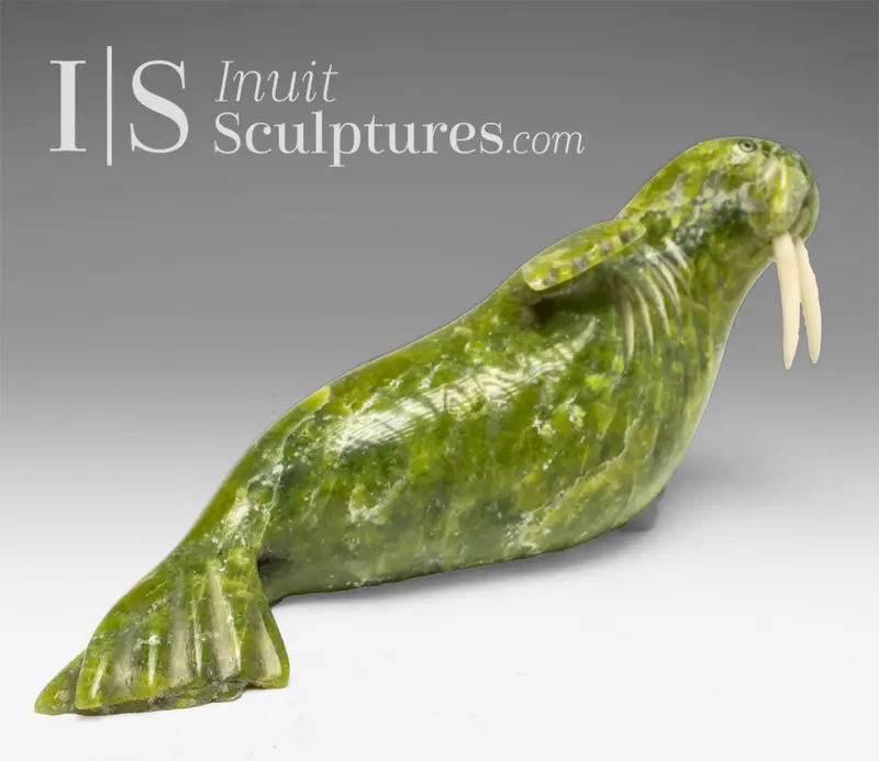 6-Inch Great Canadian Smile Relaxing Walrus By Pits Qimirpik 1