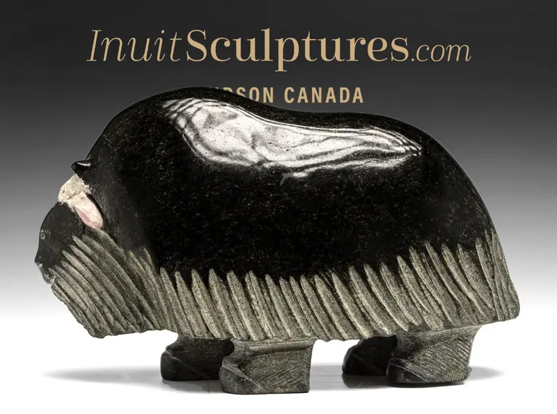 7-Inch Muskox Artwork By Simeonie Killiktee — 'Black Magic' 1