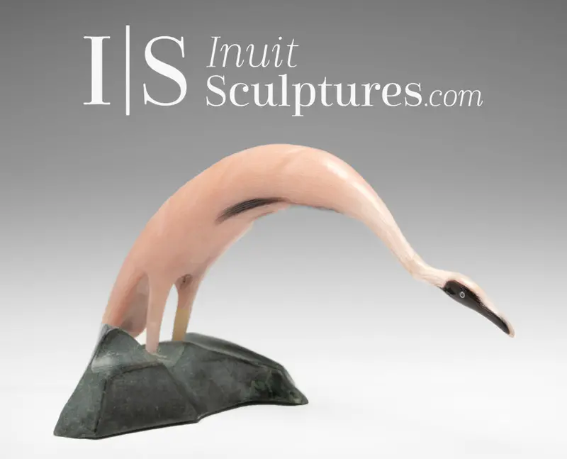 8-Inch Crane Sculpture By Buddy Kutik – 'Focus, People' 1