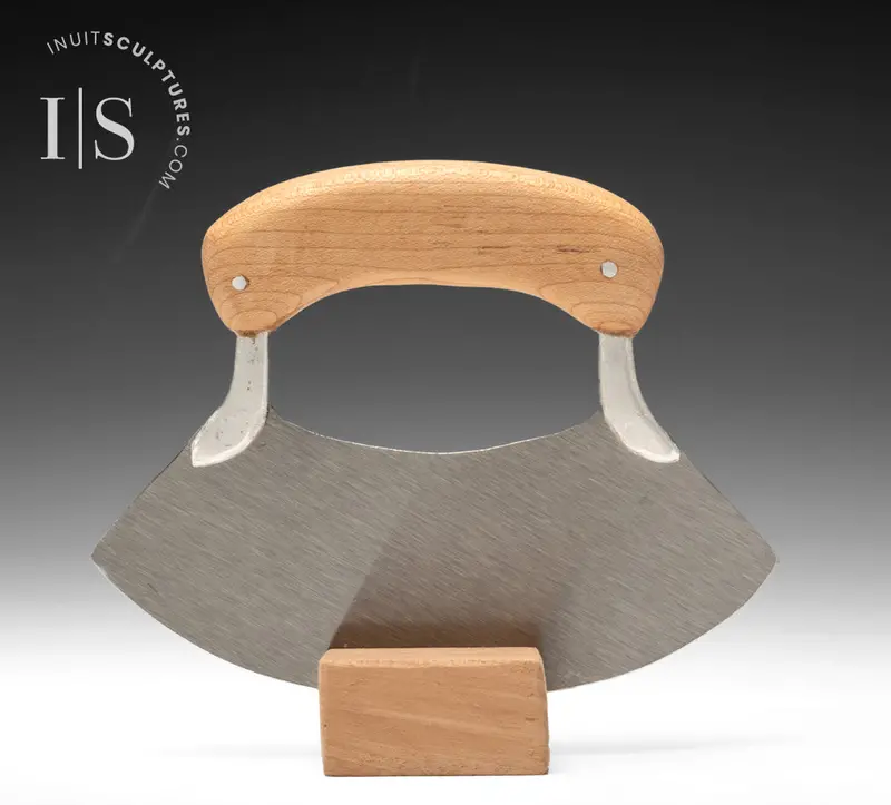8" Ulu Carving By Tim Alikalik: 'The First Cut Is The Deepest' 1