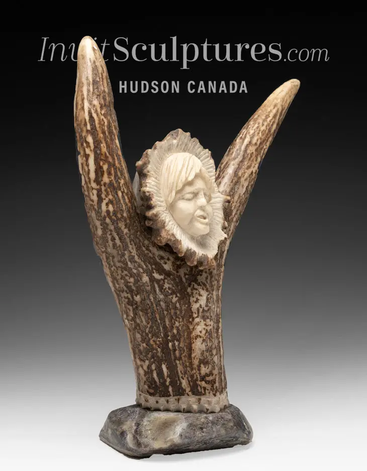 9-Inch Sleeping Inuk Figure By Dale Ford – "Zzz" 1
