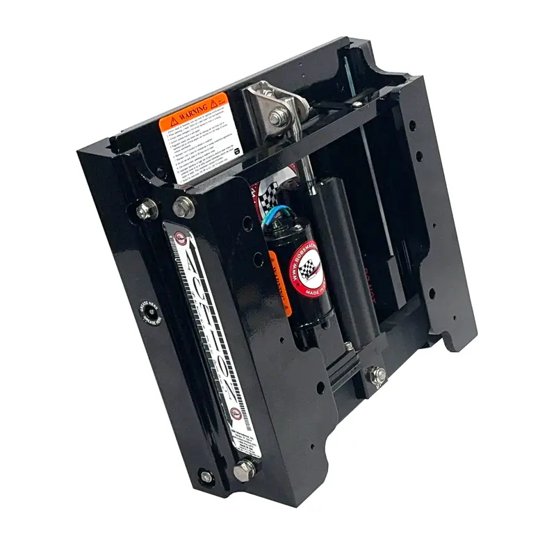 Action Series 4-Inch Jack Plate – Powder-Coated Black 1