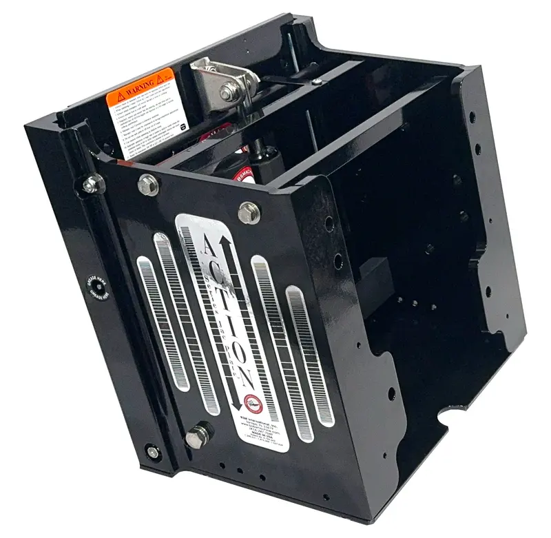 Action Series Jack Plate – 10-Inch Lift, Black Powder-Coated 1