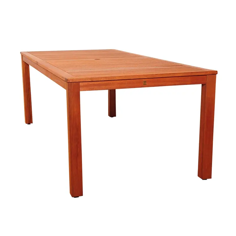 Alama Rectangular Solid Wood Dining Table 1
