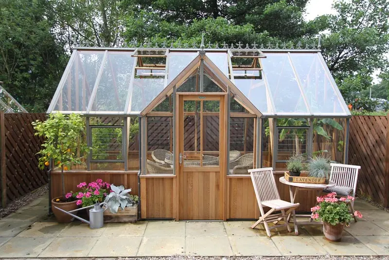 Alton Cedar Cambridge Greenhouse – Flexible Sizing Options 1