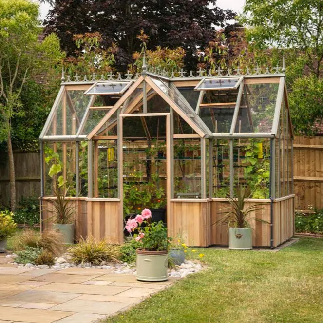 Alton Cedar Durham Victorian Greenhouse – Available In Multiple Dimensions 1
