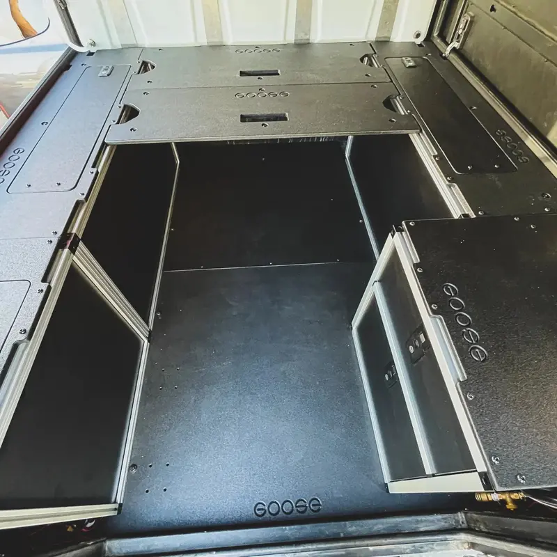 Alu-Cab Canopy Camper Sleep Deck Extension Panel: Utility-To-Utility (6' Bed) 1