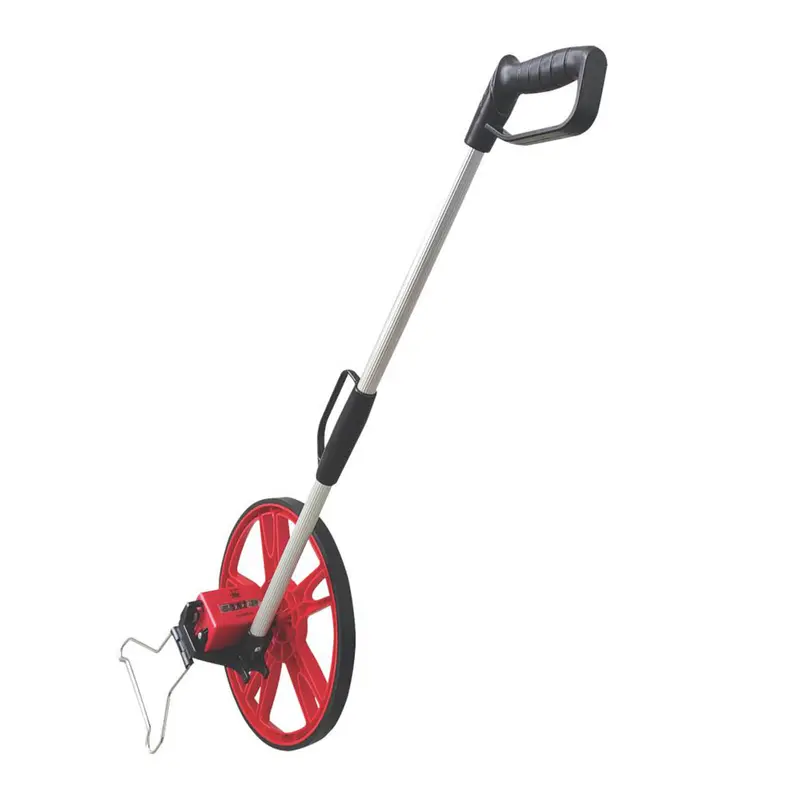 Aluminium Folding Measuring Wheel – Metric Scale, Extendable Handle, Up To 9999 Metres Range 1