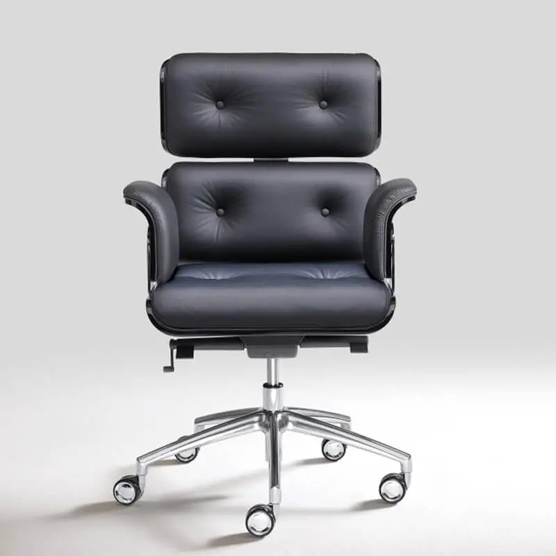 Armadillo/2 Swivel Executive Chair In Premium Matte Black Finish 1