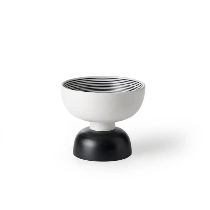 Bitossi Ettore Sottsass Ceramic Raised Bowl – 18 Cm Height 1