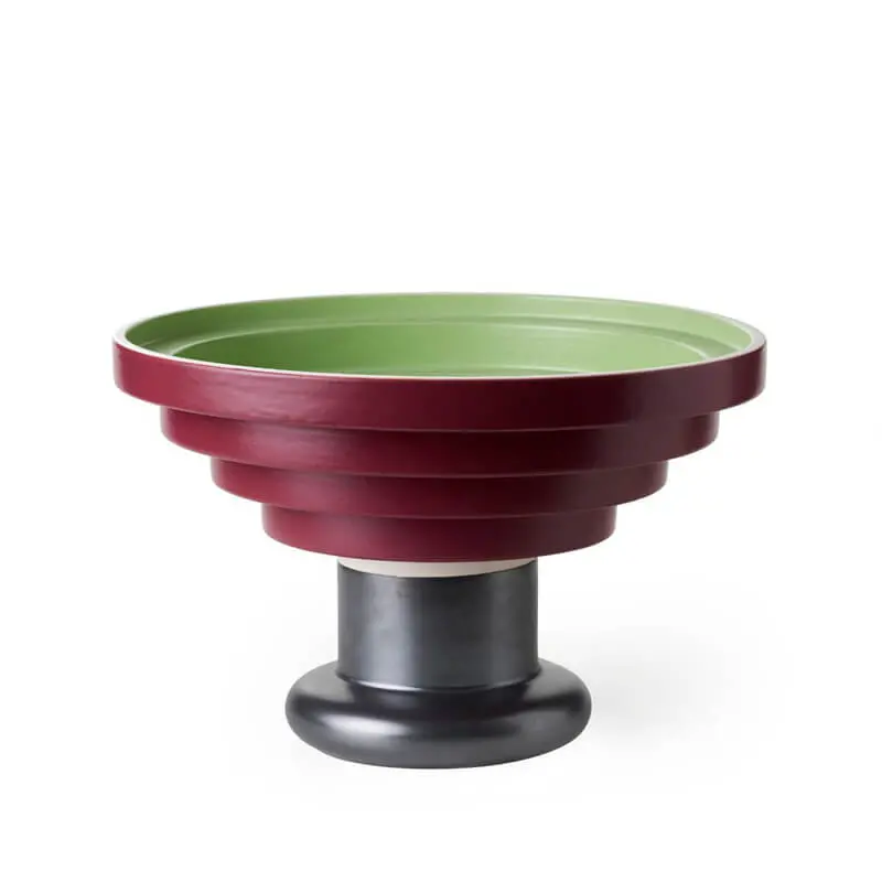 Bitossi Ettore Sottsass Raised Ceramic Bowl (H25Cm) 1