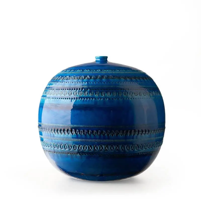Bitossi Large Spherical Ceramic Vase – Model Zz999-153 1