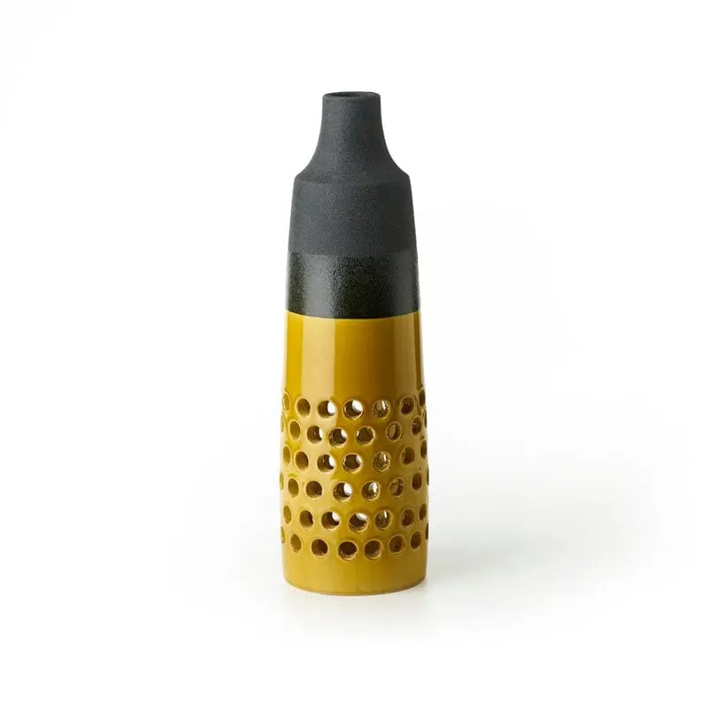 Bitossi Lava Series Glazed Ceramic Vase – Inv-5487 1