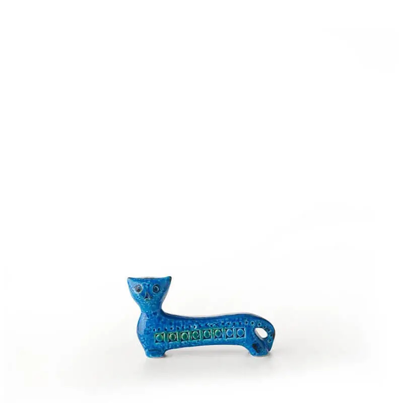 Bitossi Long Cat Figurine – Artisanal Italian Ceramic Design 1