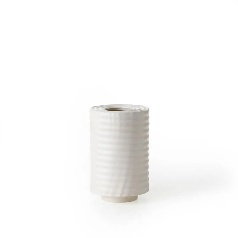 Bitossi Max-2 White Matte Wiggle Vase By Max Lamb 1
