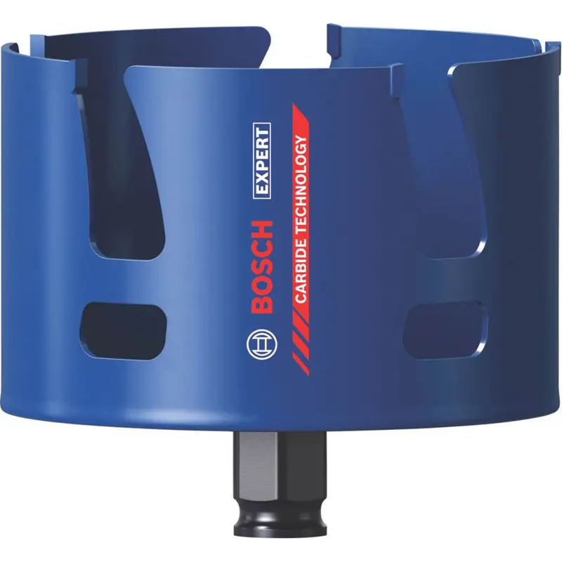 Bosch Carbide Holesaw – 98Mm Diameter, Engineered For Softwood, Brick, Tiles, Plastic & Gfk 1