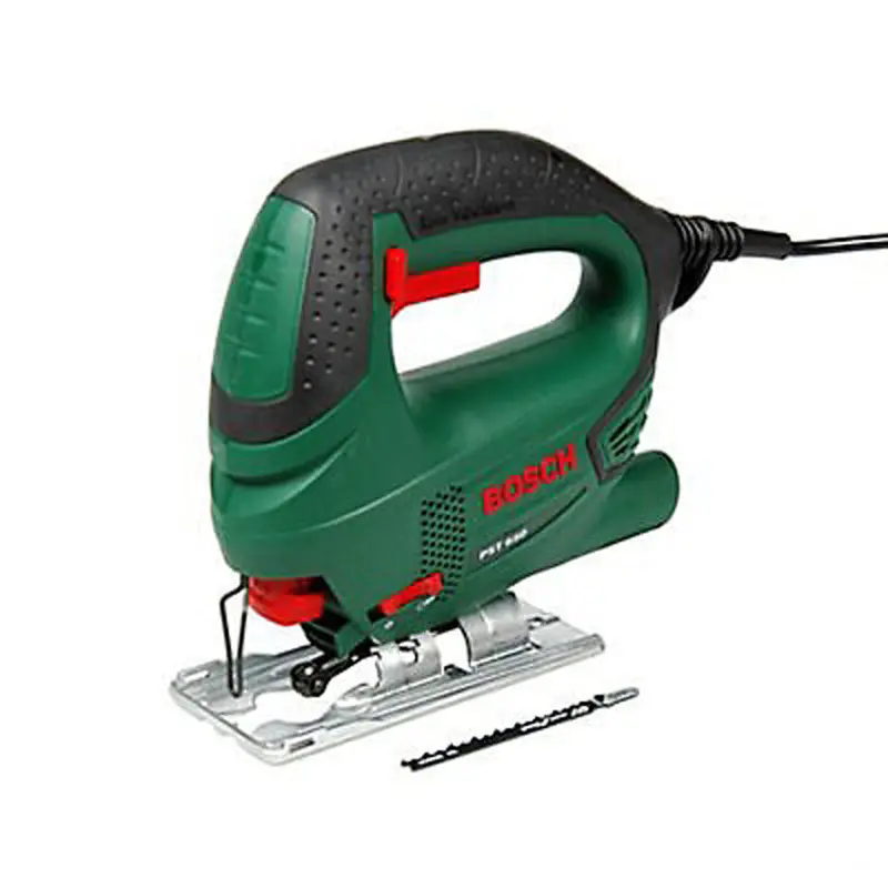 Bosch Corded Jigsaw – 500 W Low-Vibration Metal-Cutting Power Tool, Green Compact Design (240 V) 1