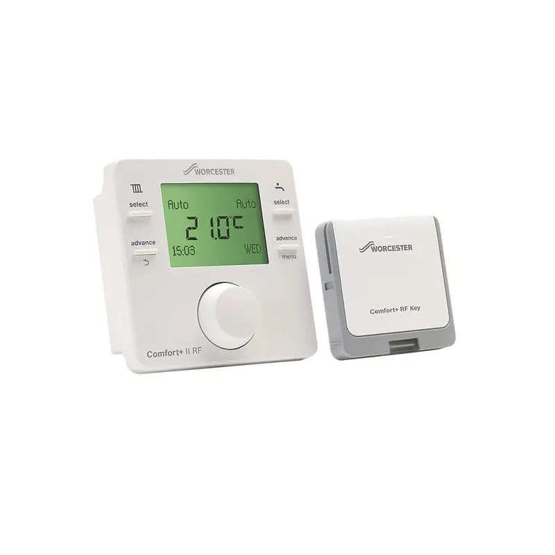 Bosch Digital Programmable Thermostat With Rf Receiver – Wireless Lcd Display For Smart Heating Control 1