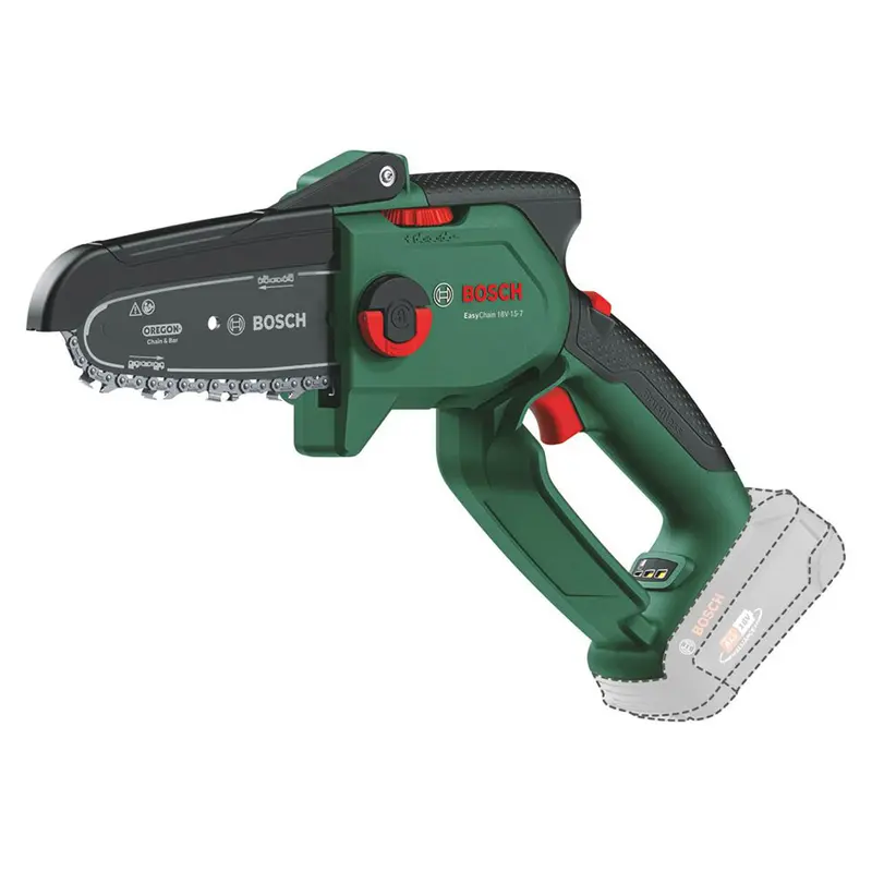 Bosch Easychain 18V-15-7 Cordless Mini Chainsaw – 15Cm Bar, Li-Ion Powered, Bare Tool 1