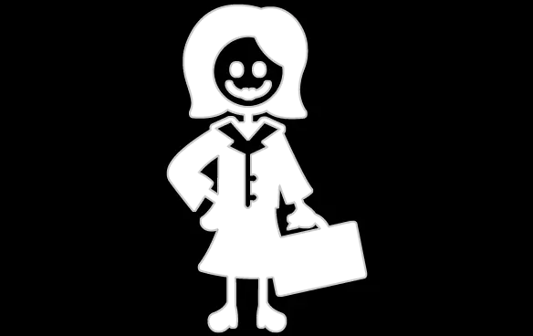 Business Mom Vinyl Decal – 2.8" X 5.3" Professional & Empowered Sticker 1