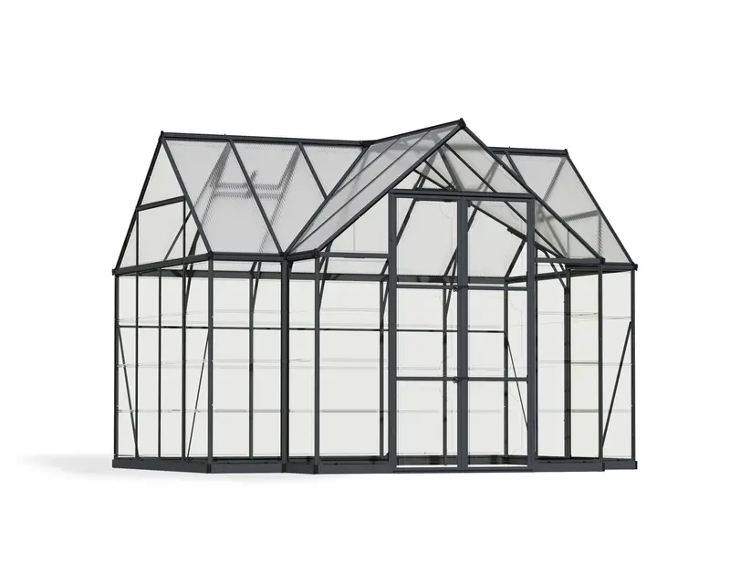 Canopia Chalet 12' X 10' Classic Greenhouse – Gabled Roof & Wooden-Style Detailing 1