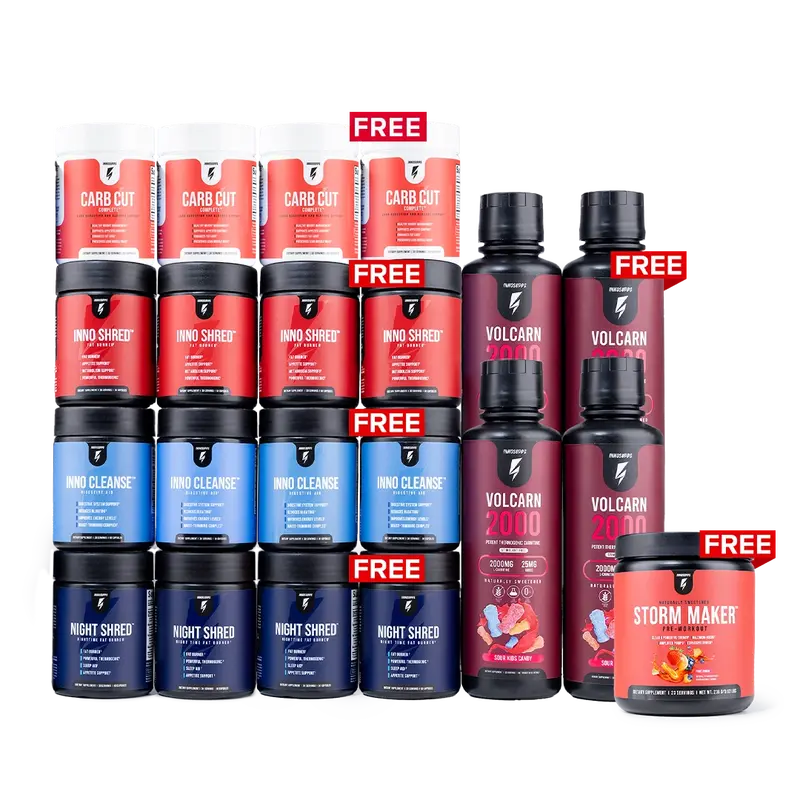 Carb Cut Shred Stack: 3-Month Carb Management System + Free Stack & Storm Maker 1