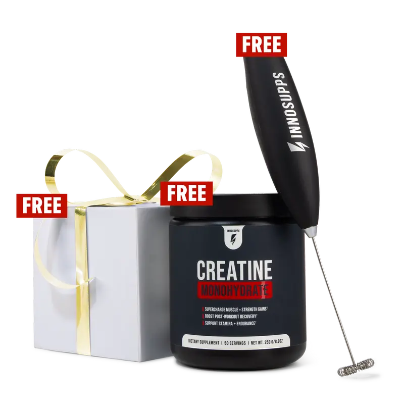 Creatine Monohydrate With Portable Frother And Free Gift 1